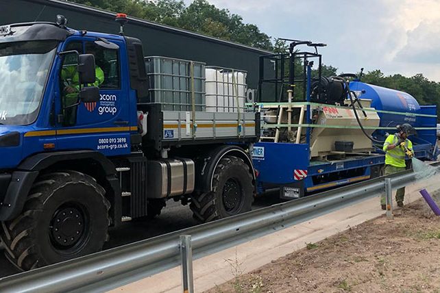 hydro-seeding operations